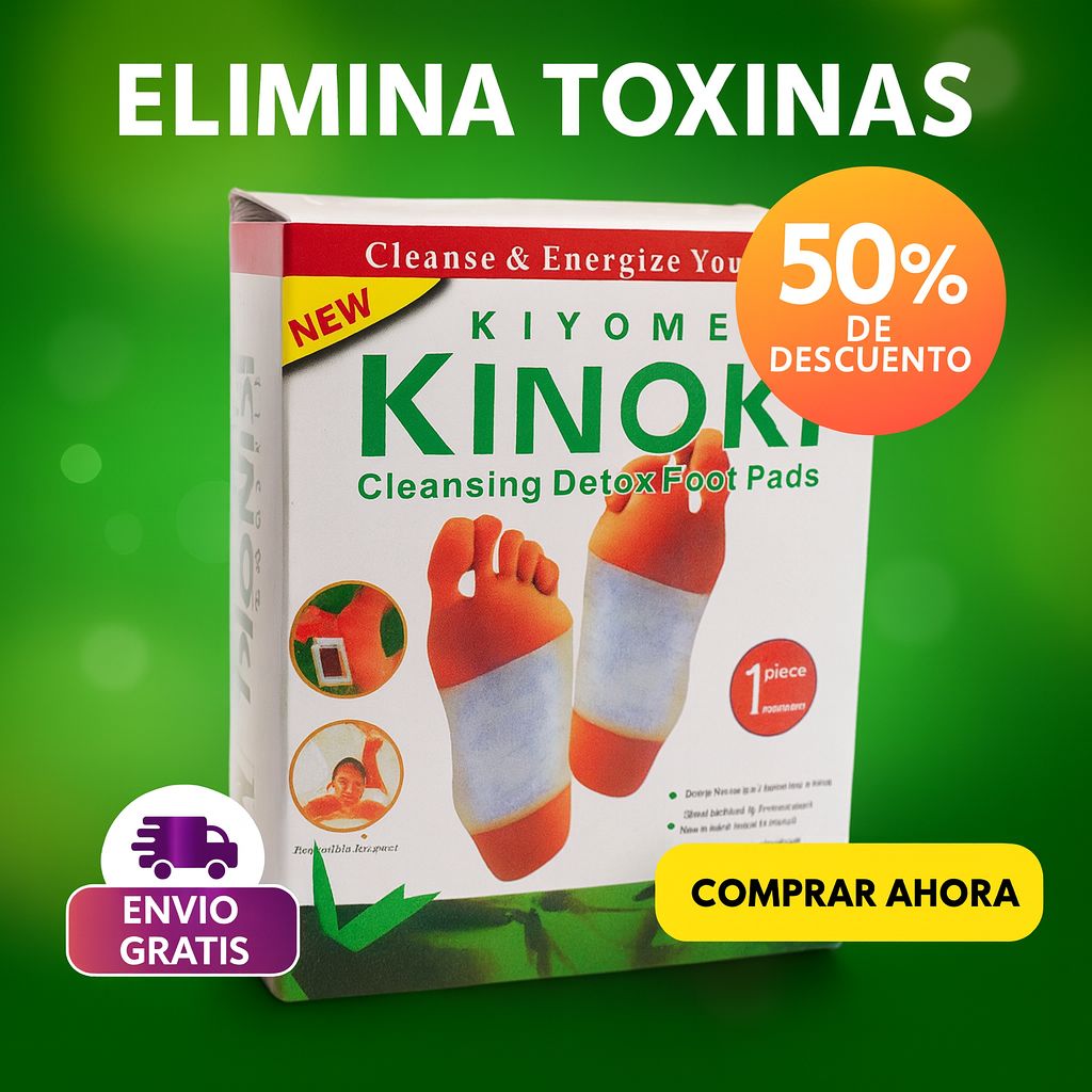 Parches Kinoki – Descansa, desintoxica y despierta con energía🌱⚡