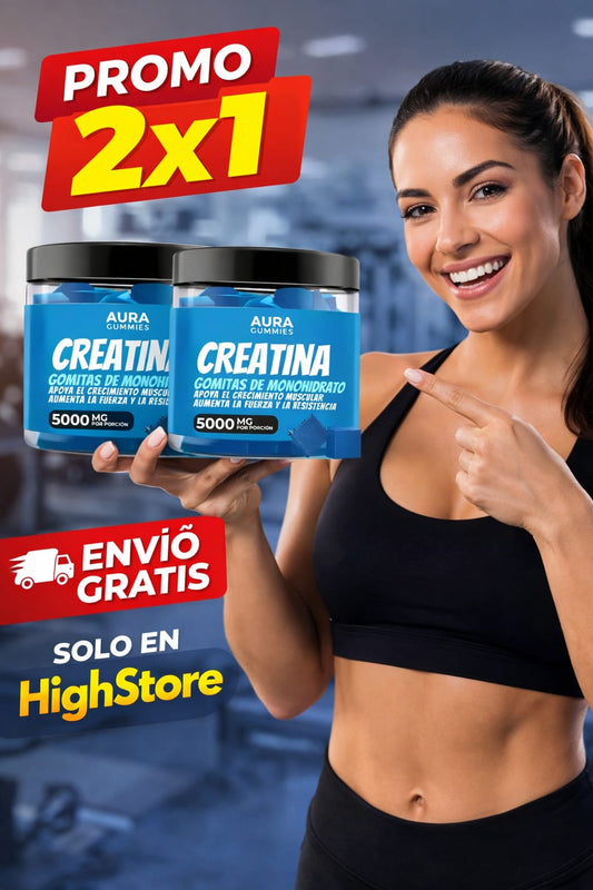 Aura Gummies® – La Creatina en Gomitas que Hace tu Rutina Más Fácil y Deliciosa