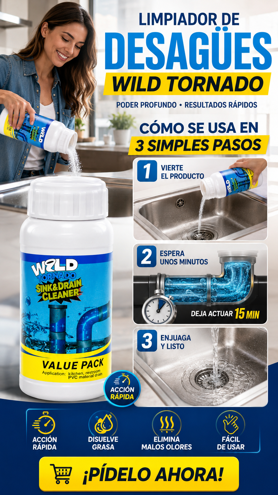 Wild Tornado - Modo de uso